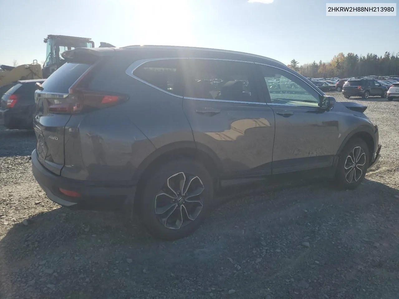 2022 Honda Cr-V Exl VIN: 2HKRW2H88NH213980 Lot: 77354624