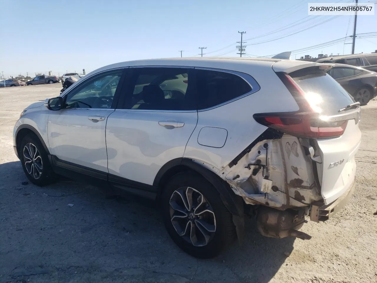 2022 Honda Cr-V Ex VIN: 2HKRW2H54NH606767 Lot: 77500704