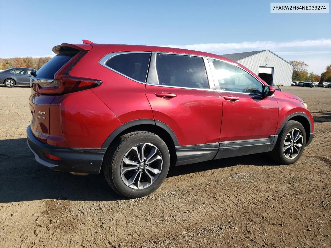 2022 Honda Cr-V Ex VIN: 7FARW2H54NE033274 Lot: 77636824