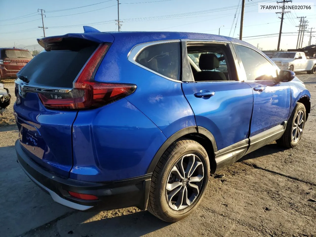 2022 Honda Cr-V Ex VIN: 7FARW1H51NE020766 Lot: 77667614