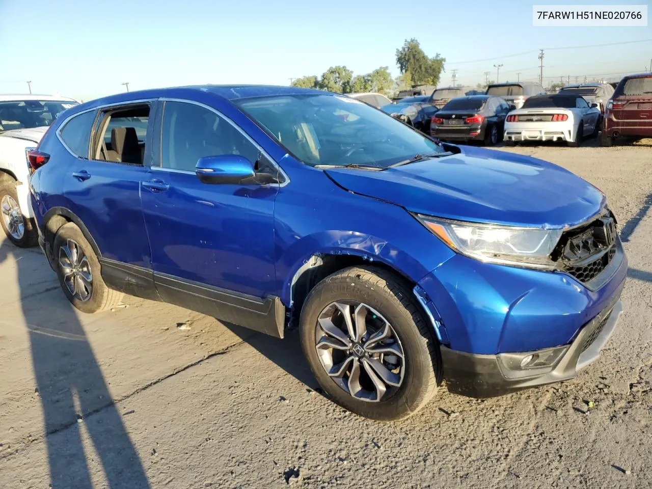 2022 Honda Cr-V Ex VIN: 7FARW1H51NE020766 Lot: 77667614