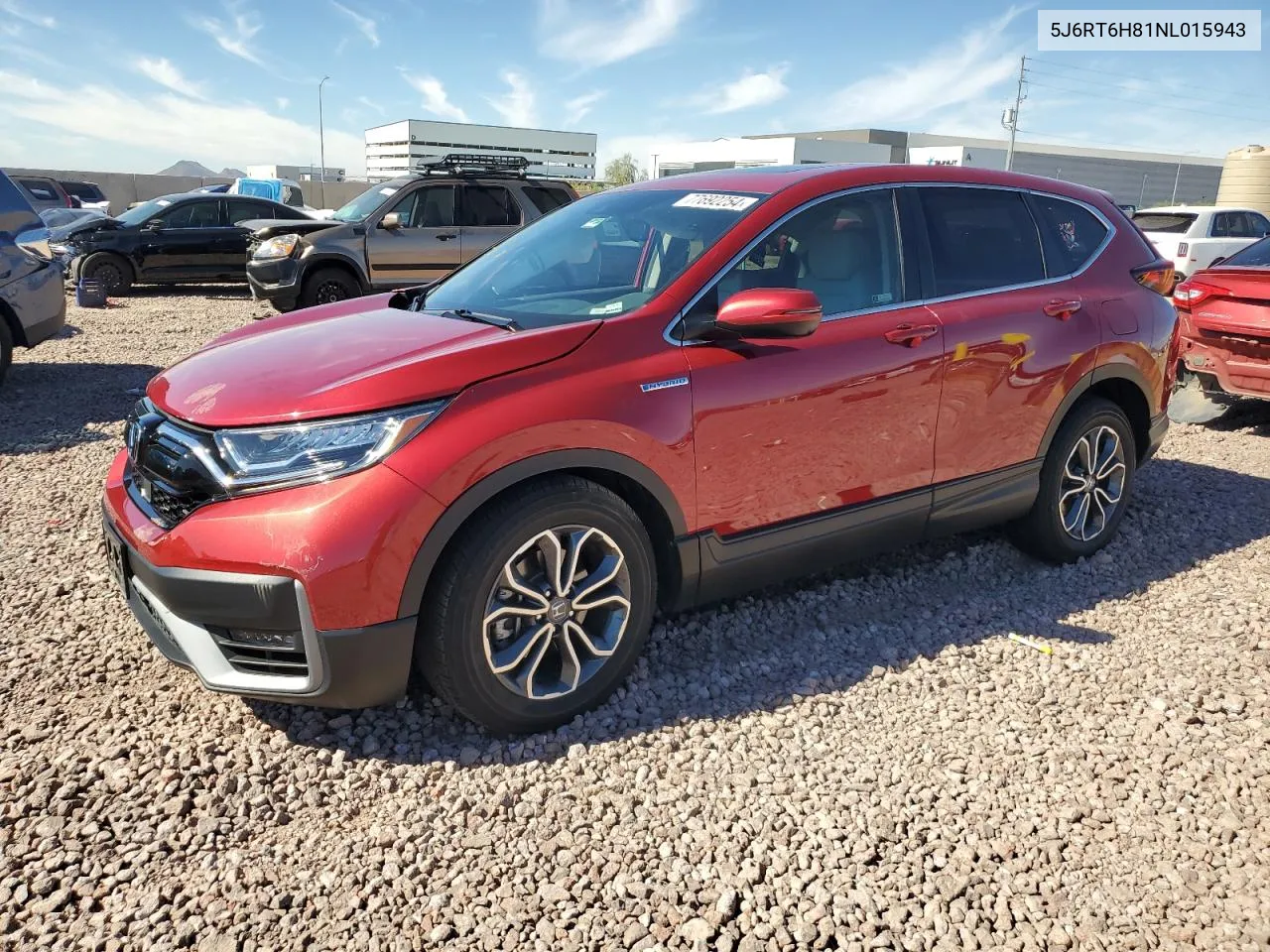 2022 Honda Cr-V Exl VIN: 5J6RT6H81NL015943 Lot: 77692254