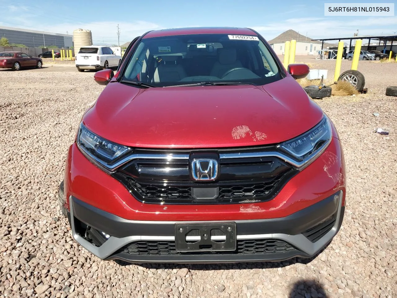 2022 Honda Cr-V Exl VIN: 5J6RT6H81NL015943 Lot: 77692254