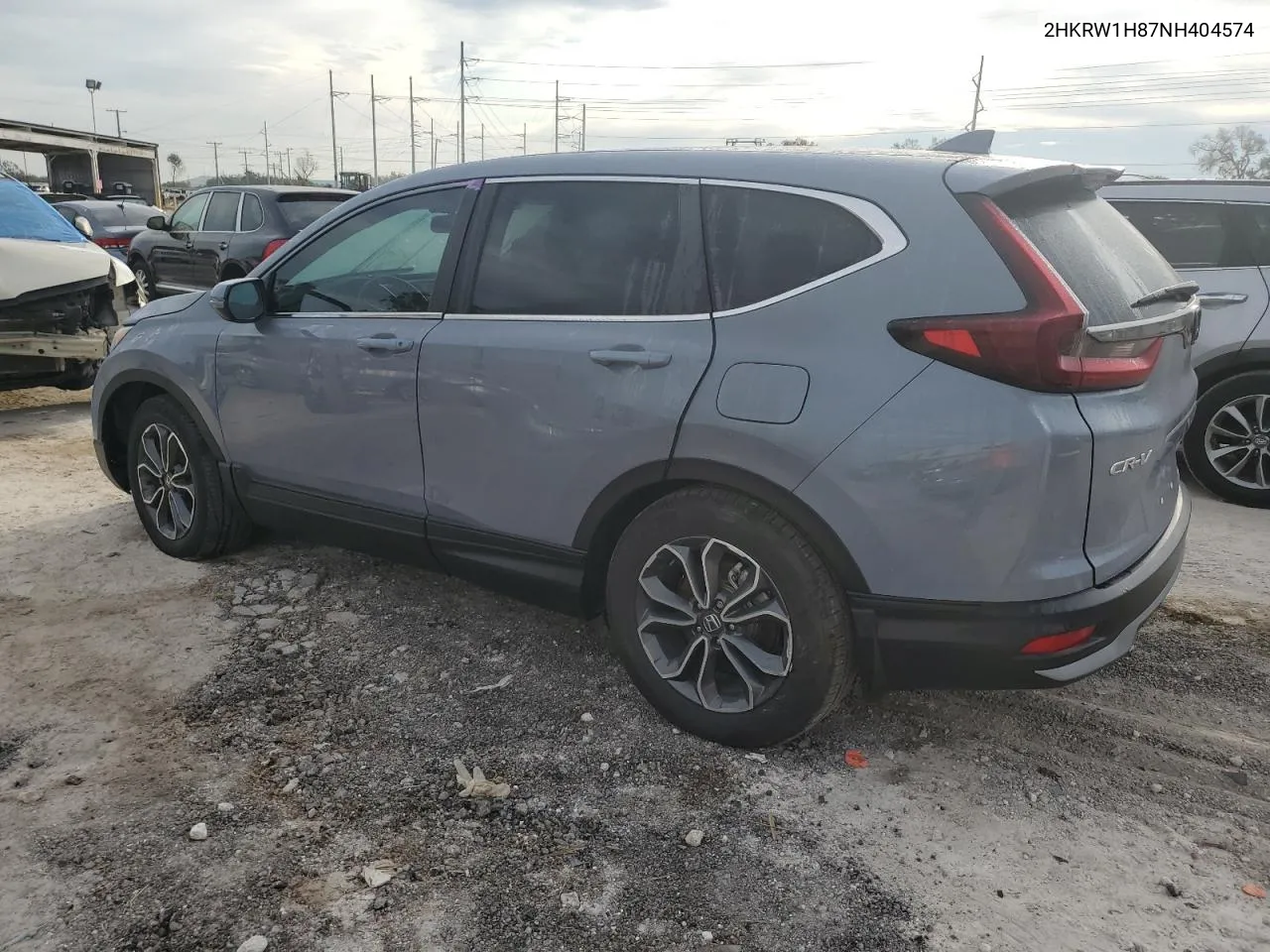 2022 Honda Cr-V Exl VIN: 2HKRW1H87NH404574 Lot: 78108774