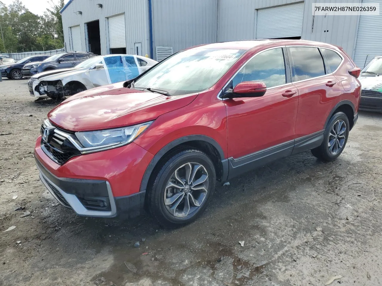 2022 Honda Cr-V Exl VIN: 7FARW2H87NE026359 Lot: 78180604