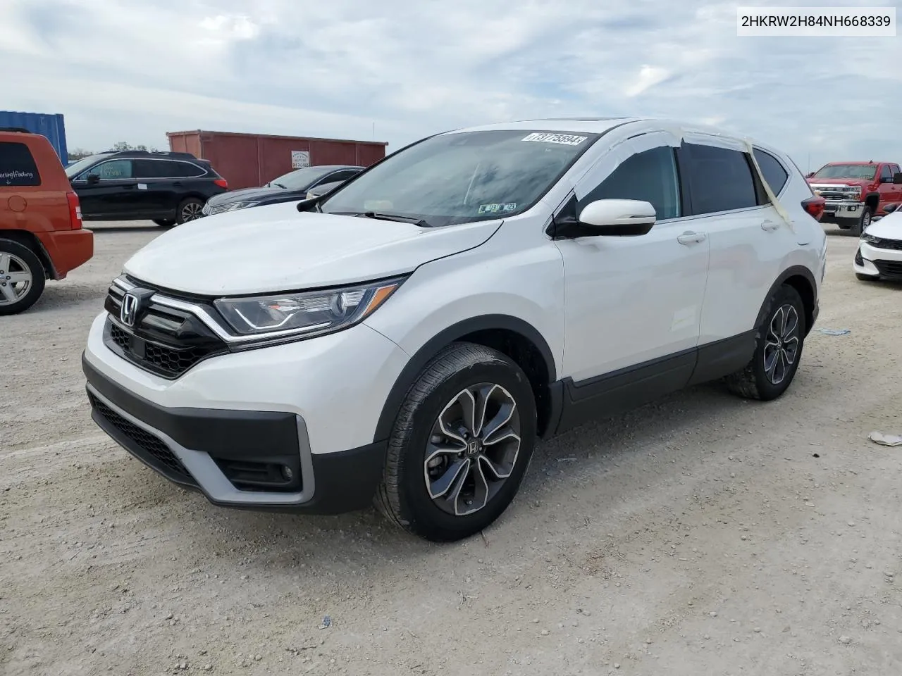 2022 Honda Cr-V Exl VIN: 2HKRW2H84NH668339 Lot: 78257314