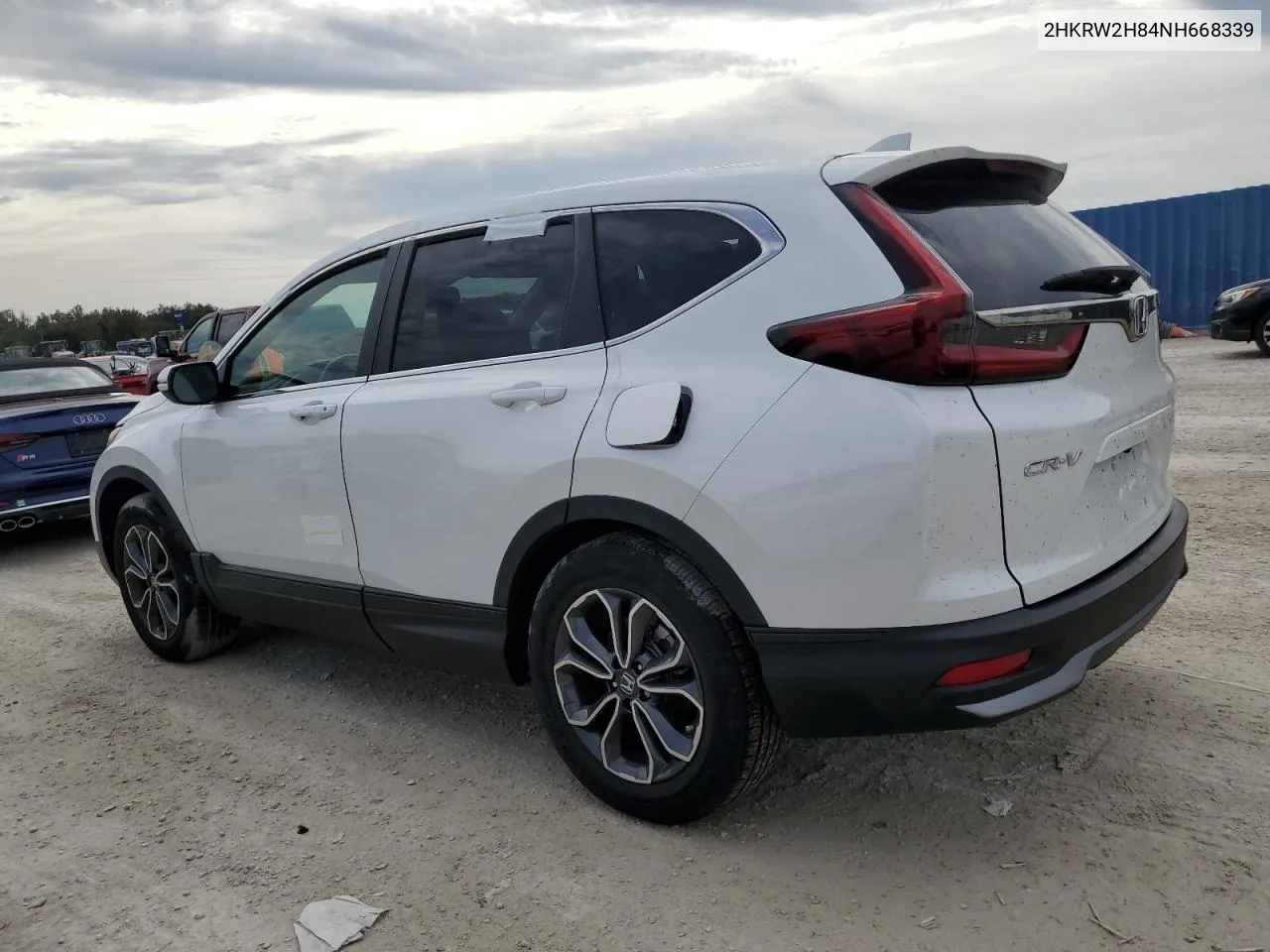 2022 Honda Cr-V Exl VIN: 2HKRW2H84NH668339 Lot: 78257314