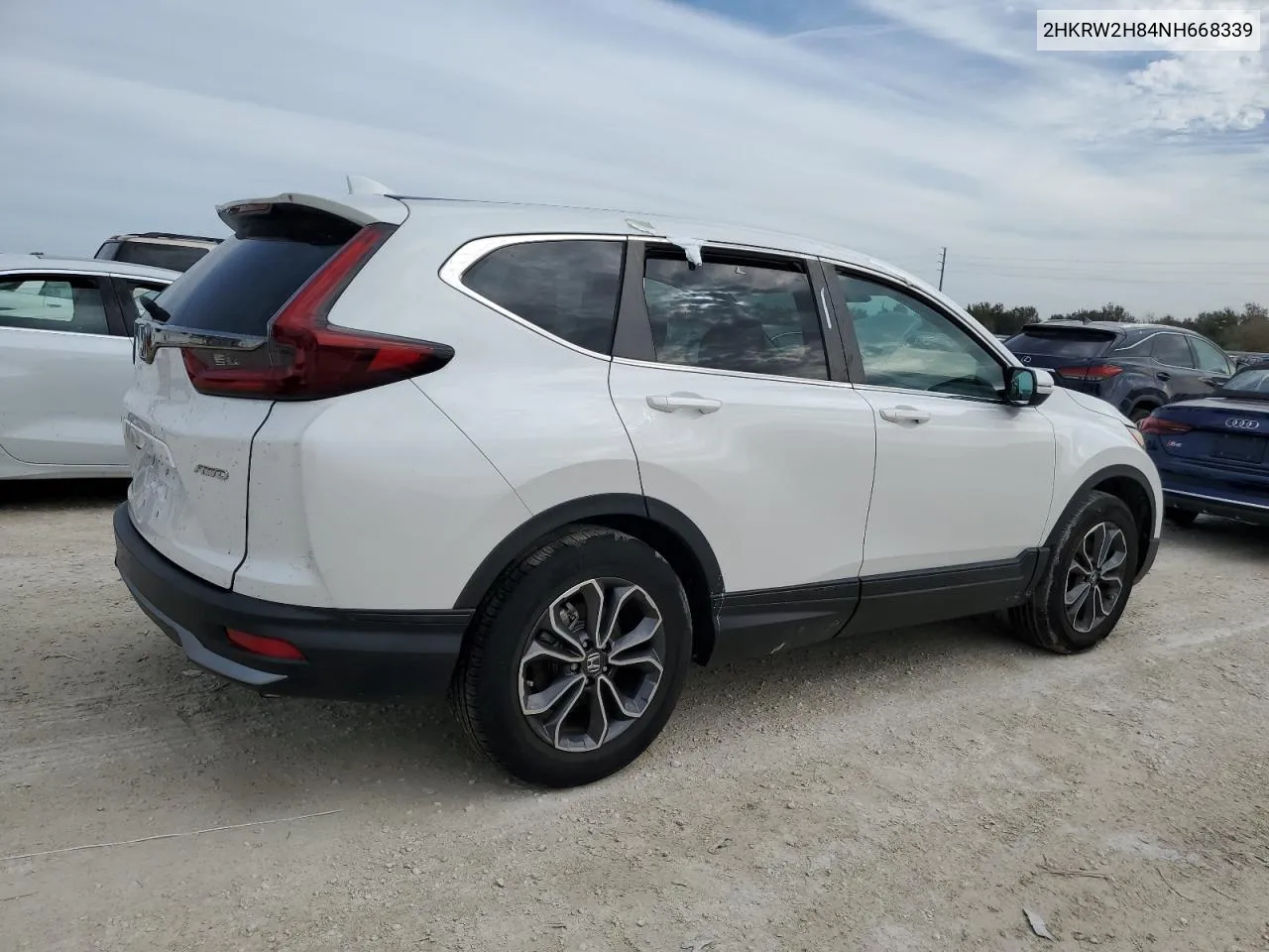 2022 Honda Cr-V Exl VIN: 2HKRW2H84NH668339 Lot: 78257314