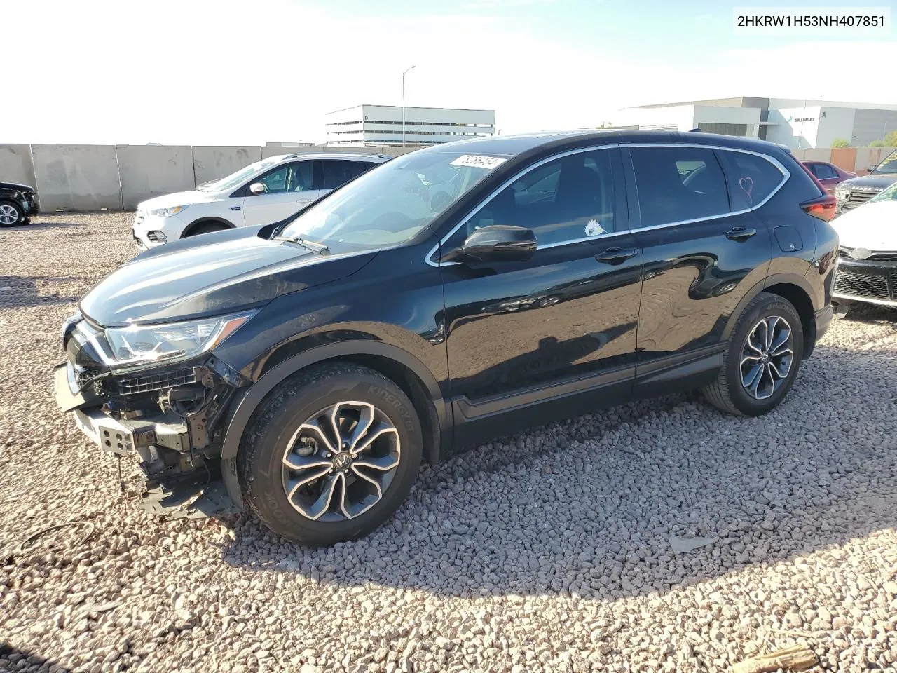 2022 Honda Cr-V Ex VIN: 2HKRW1H53NH407851 Lot: 78286454