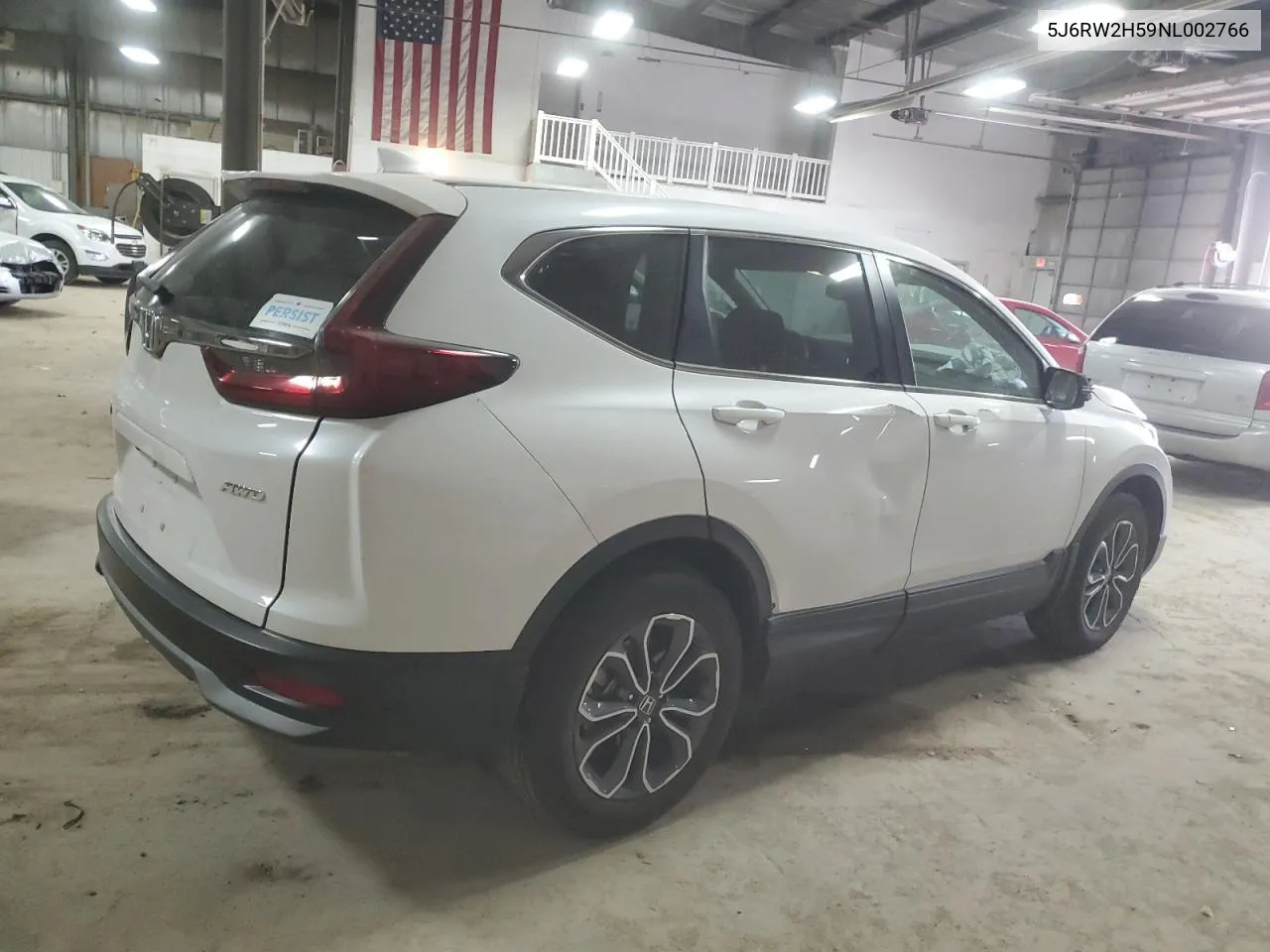 2022 Honda Cr-V Ex VIN: 5J6RW2H59NL002766 Lot: 78314854