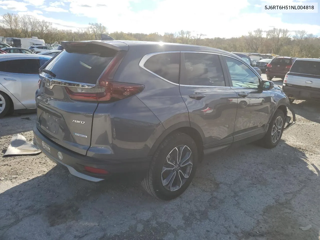 2022 Honda Cr-V Ex VIN: 5J6RT6H51NL004818 Lot: 78679464