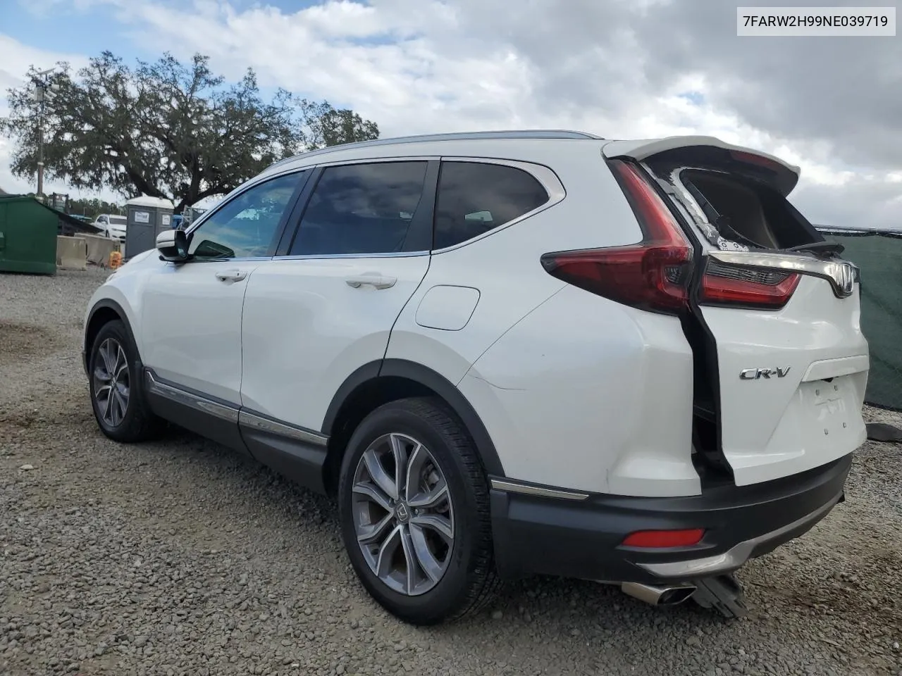 2022 Honda Cr-V Touring VIN: 7FARW2H99NE039719 Lot: 79387044