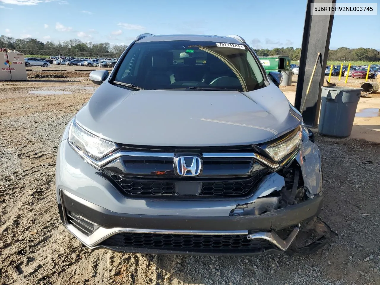 2022 Honda Cr-V Touring VIN: 5J6RT6H92NL003745 Lot: 79714284