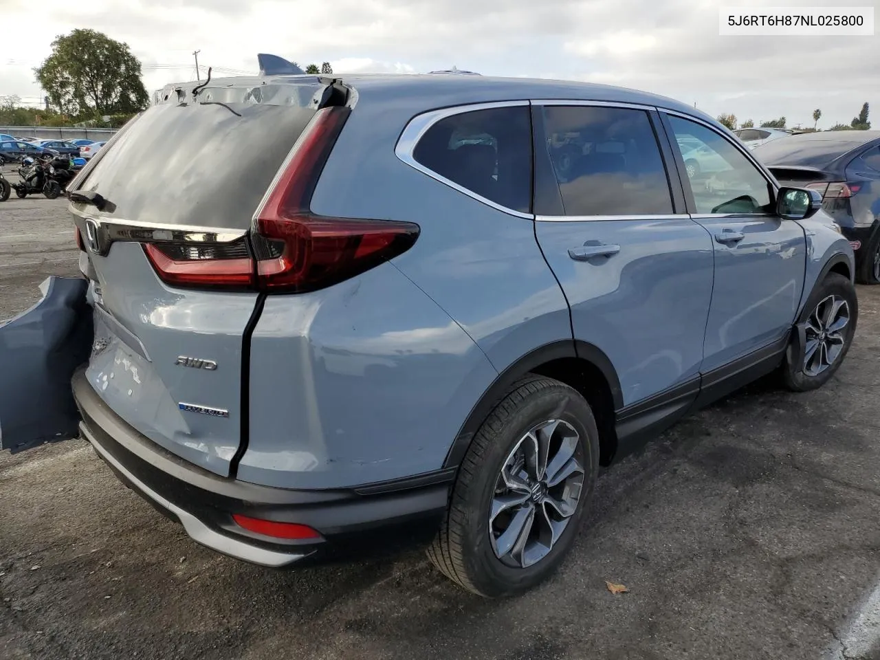 2022 Honda Cr-V Exl VIN: 5J6RT6H87NL025800 Lot: 80397494