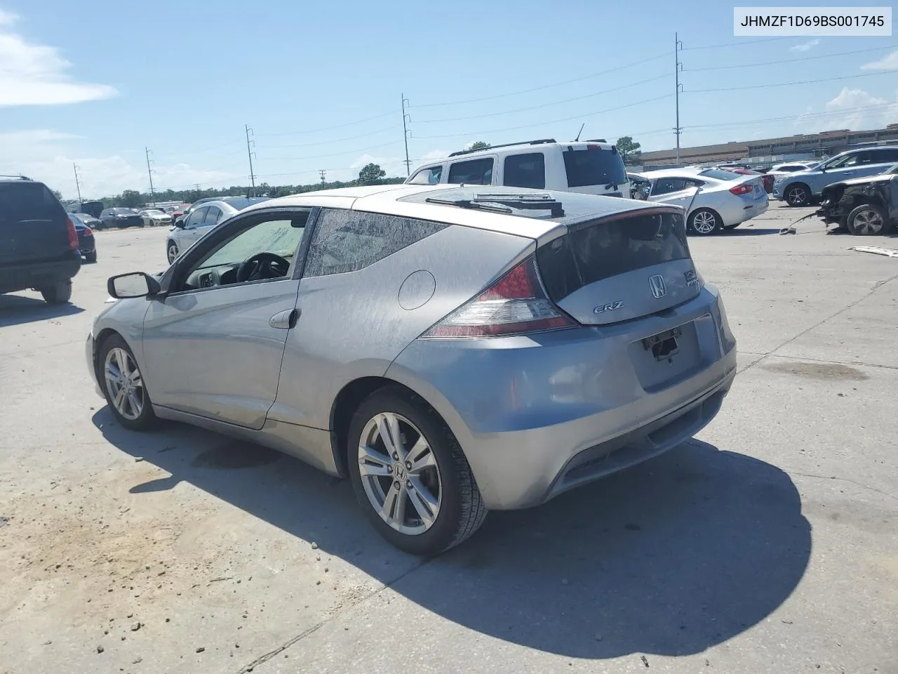 2011 Honda Cr-Z Ex VIN: JHMZF1D69BS001745 Lot: 66158284