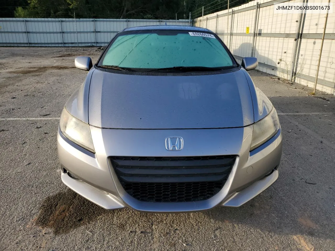 2011 Honda Cr-Z Ex VIN: JHMZF1D6XBS001673 Lot: 69260574