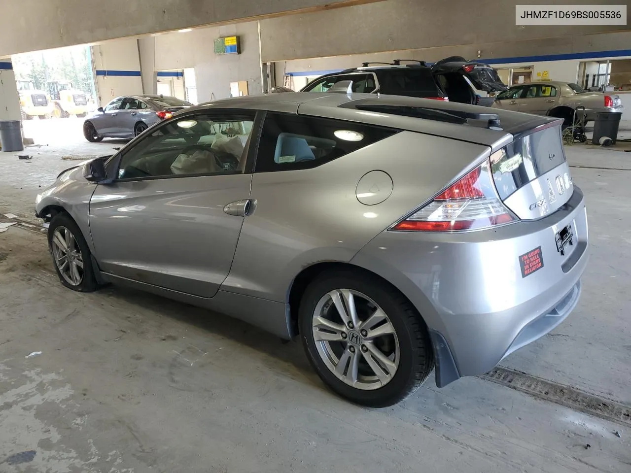 2011 Honda Cr-Z Ex VIN: JHMZF1D69BS005536 Lot: 69596144