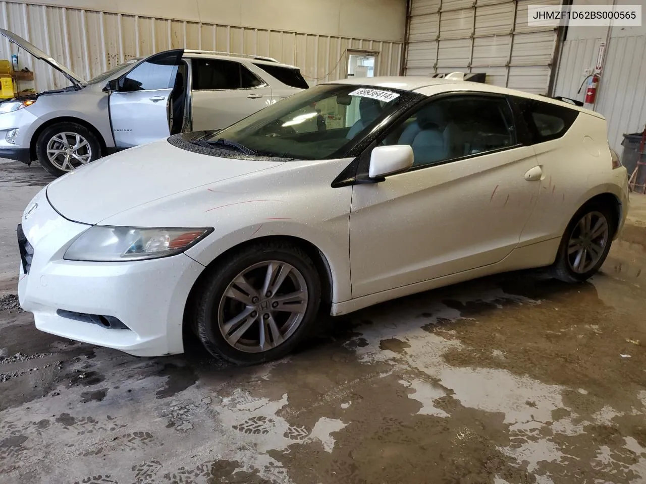 2011 Honda Cr-Z Ex VIN: JHMZF1D62BS000565 Lot: 69936414