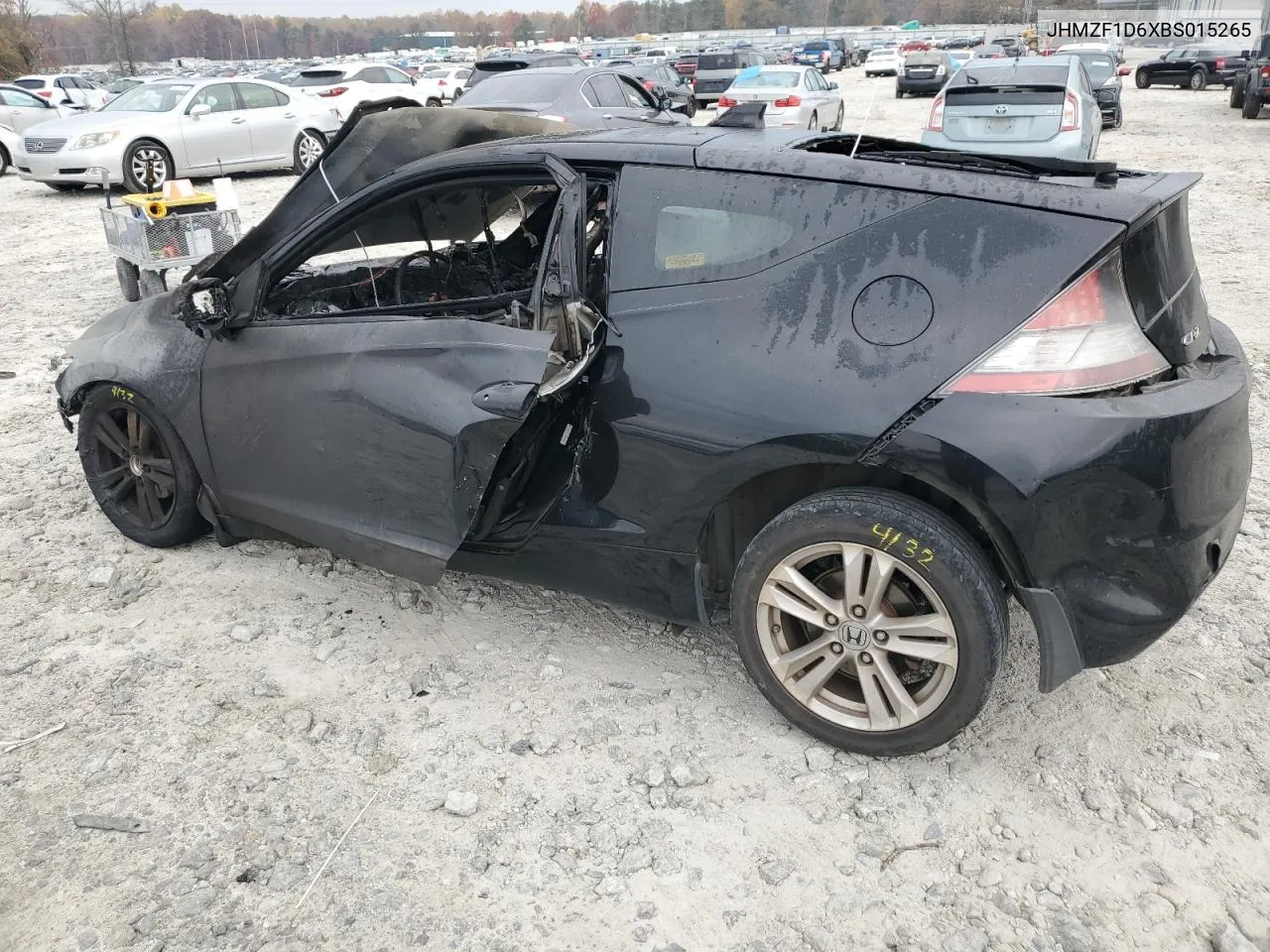 2011 Honda Cr-Z Ex VIN: JHMZF1D6XBS015265 Lot: 71349994