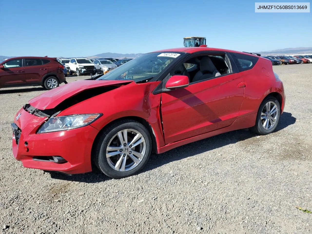 2011 Honda Cr-Z Ex VIN: JHMZF1C60BS013669 Lot: 71607374