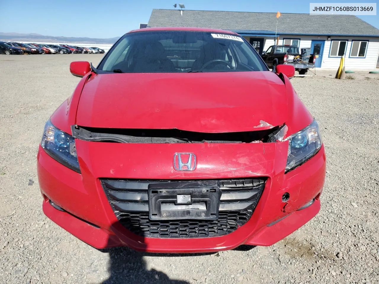 2011 Honda Cr-Z Ex VIN: JHMZF1C60BS013669 Lot: 71607374