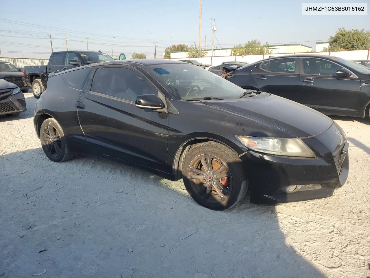 2011 Honda Cr-Z Ex VIN: JHMZF1C63BS016162 Lot: 75193604