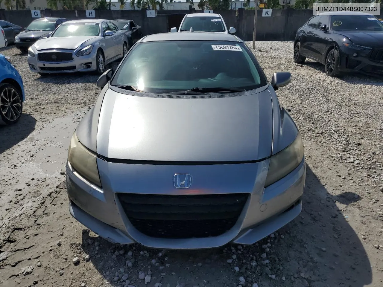 2011 Honda Cr-Z VIN: JHMZF1D44BS007323 Lot: 75694284