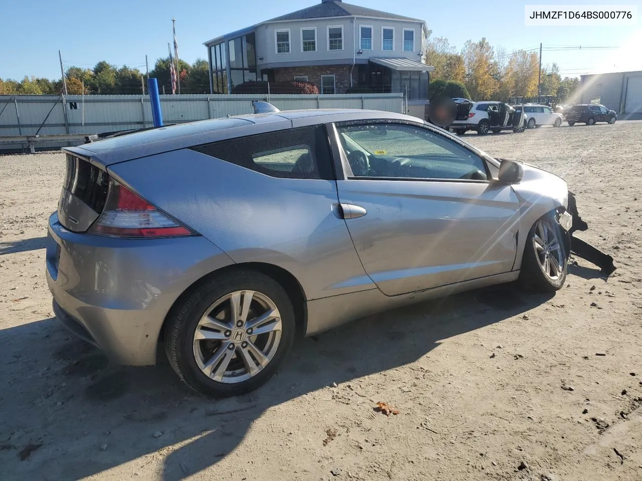 2011 Honda Cr-Z Ex VIN: JHMZF1D64BS000776 Lot: 76072864