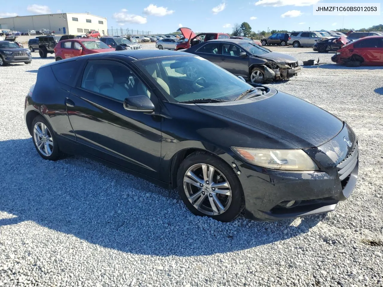 2011 Honda Cr-Z Ex VIN: JHMZF1C60BS012053 Lot: 76592544