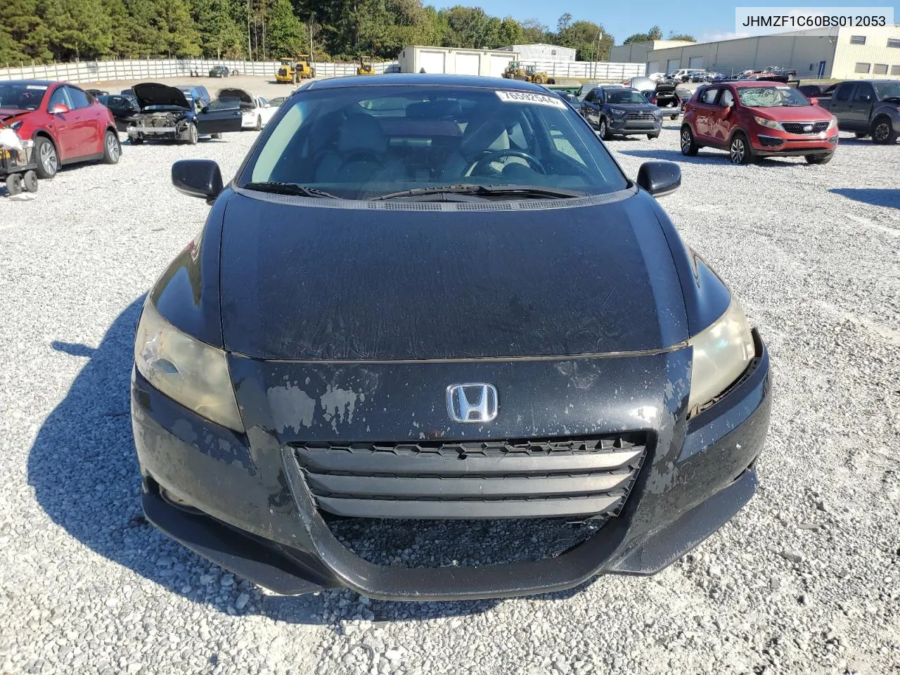 2011 Honda Cr-Z Ex VIN: JHMZF1C60BS012053 Lot: 76592544