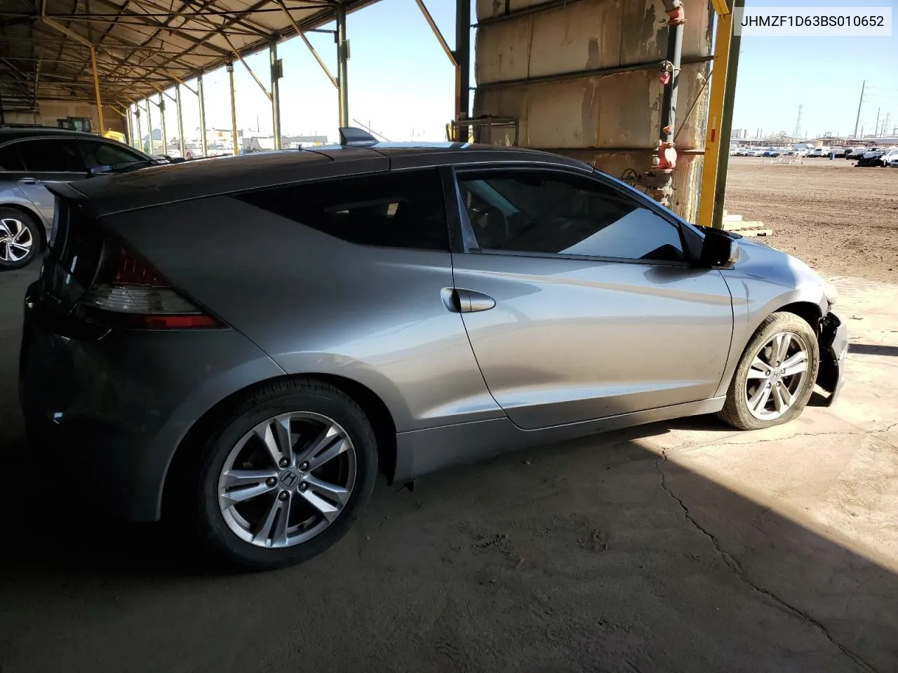 2011 Honda Cr-Z Ex VIN: JHMZF1D63BS010652 Lot: 77500254