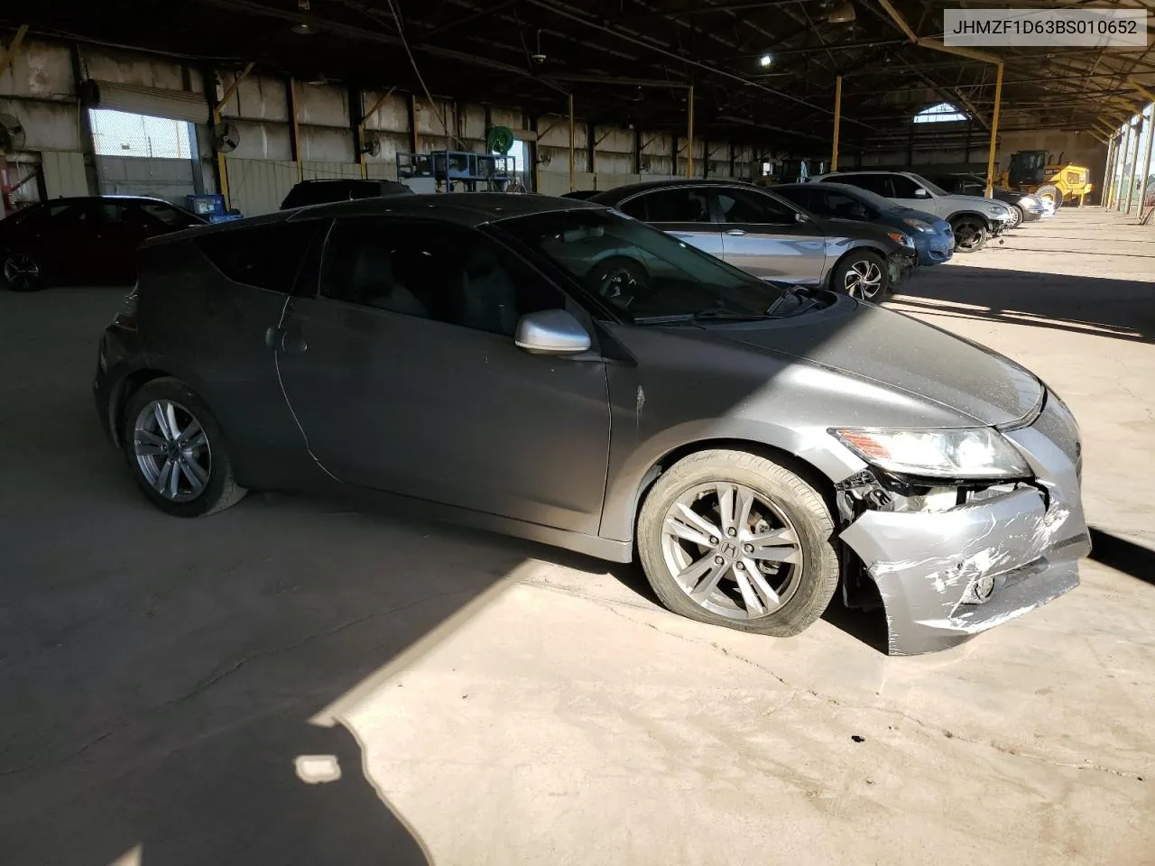 2011 Honda Cr-Z Ex VIN: JHMZF1D63BS010652 Lot: 77500254