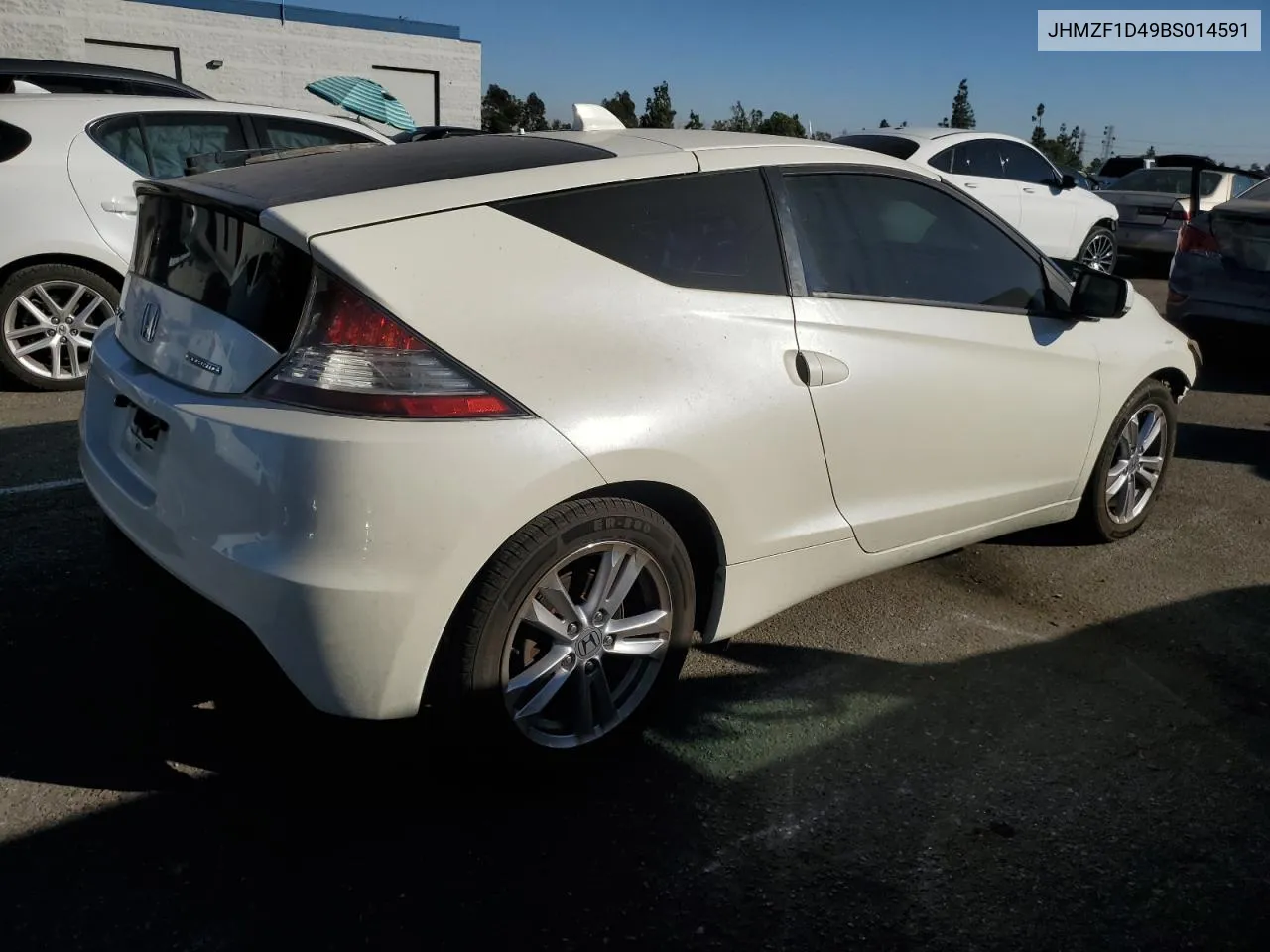 2011 Honda Cr-Z VIN: JHMZF1D49BS014591 Lot: 77503794