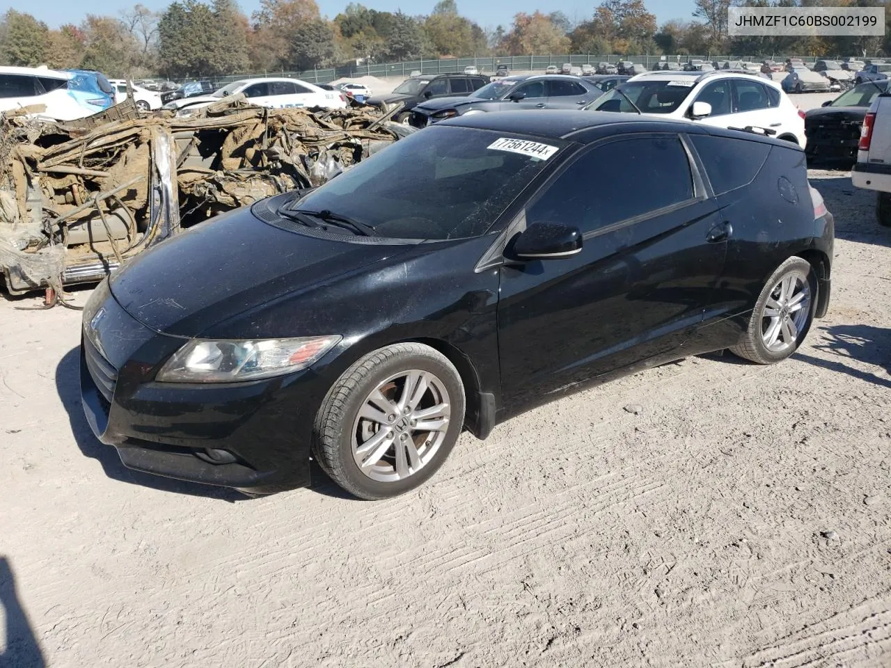 2011 Honda Cr-Z Ex VIN: JHMZF1C60BS002199 Lot: 77561244