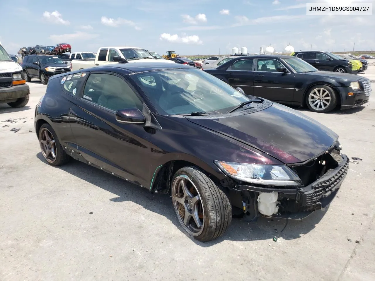 2012 Honda Cr-Z Ex VIN: JHMZF1D69CS004727 Lot: 64144544