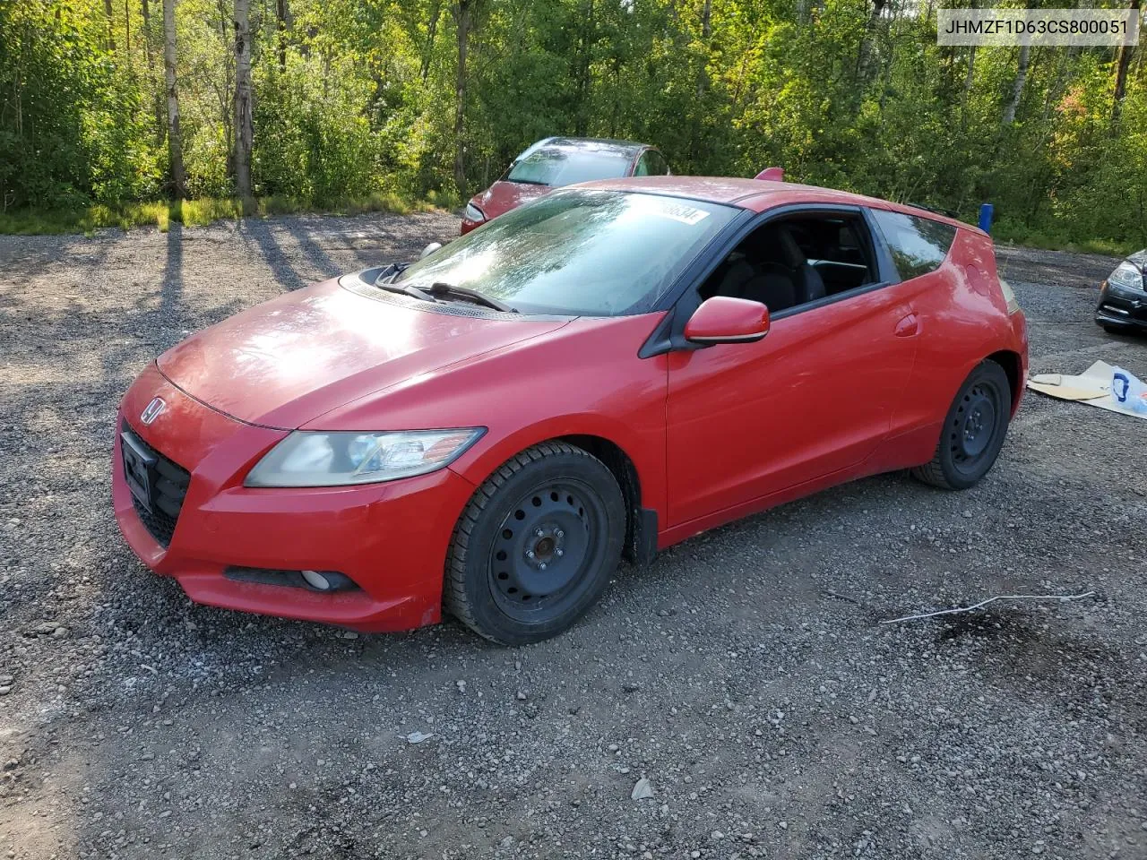 2012 Honda Cr-Z Ex VIN: JHMZF1D63CS800051 Lot: 67798634