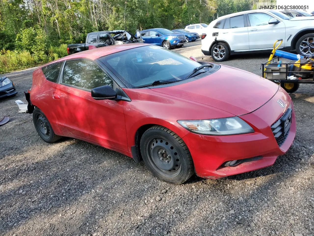 2012 Honda Cr-Z Ex VIN: JHMZF1D63CS800051 Lot: 67798634