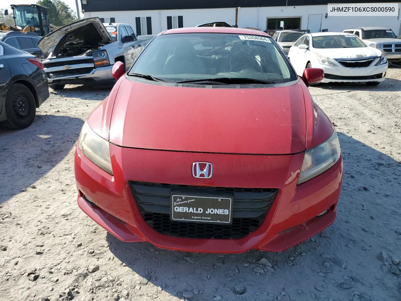 JHMZF1D6XCS000590 2012 Honda Cr-Z Ex