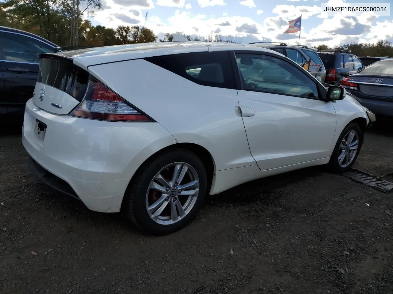 2012 Honda Cr-Z Ex VIN: JHMZF1D68CS000054 Lot: 76277604