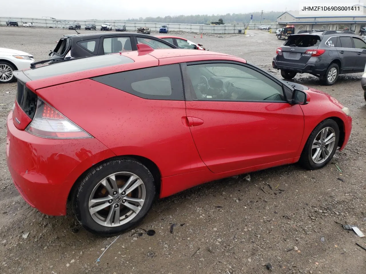 2013 Honda Cr-Z Ex VIN: JHMZF1D69DS001411 Lot: 50225254