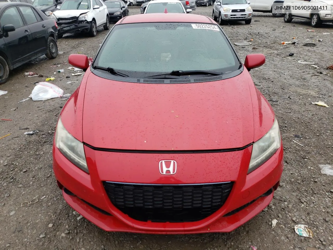 2013 Honda Cr-Z Ex VIN: JHMZF1D69DS001411 Lot: 50225254