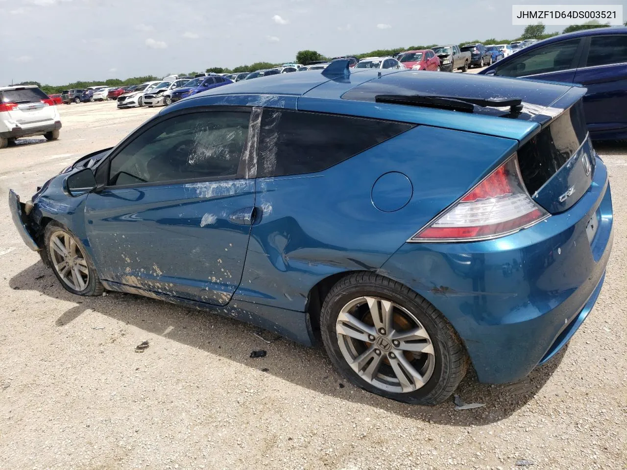 2013 Honda Cr-Z Ex VIN: JHMZF1D64DS003521 Lot: 64428394