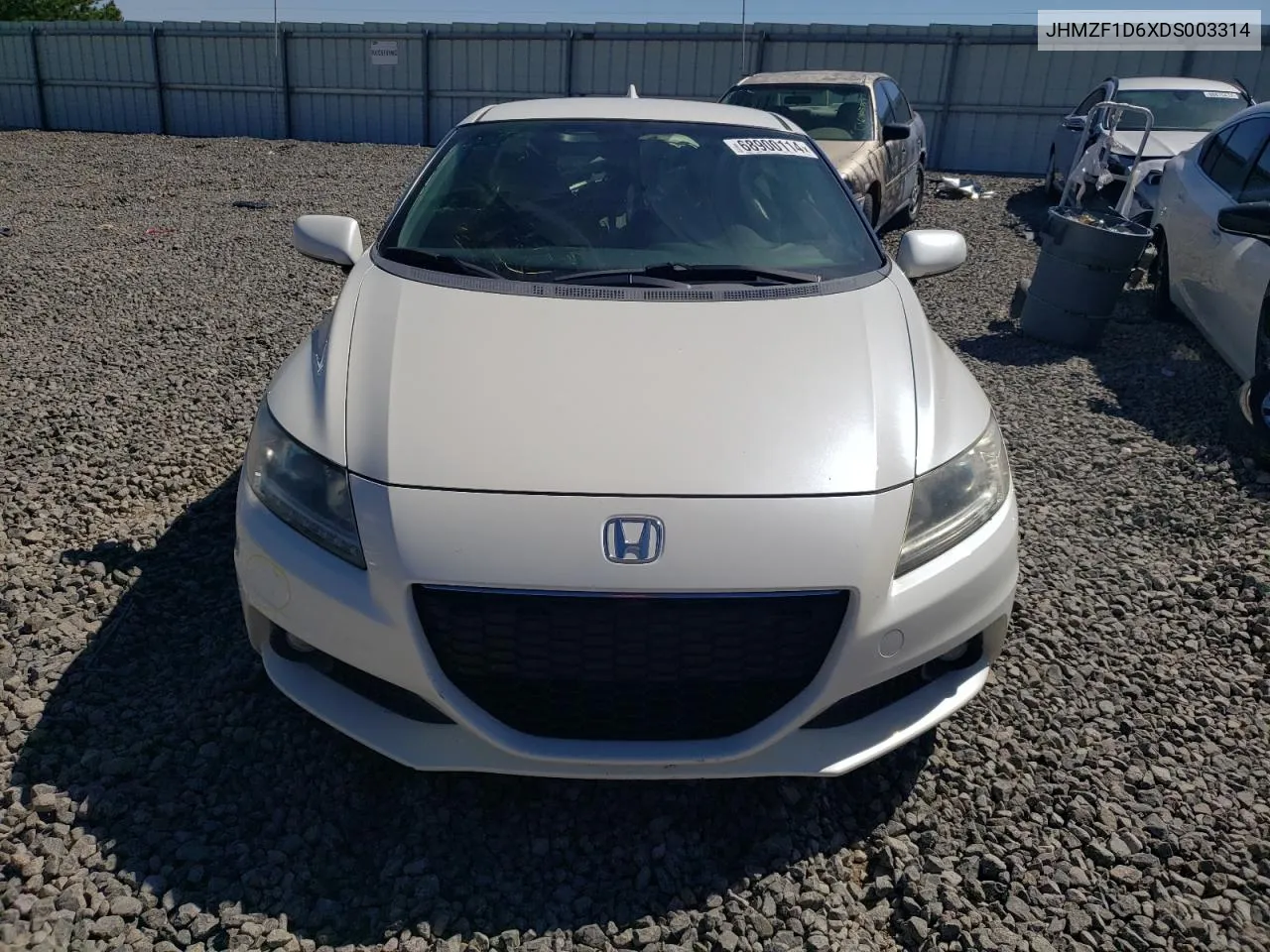 2013 Honda Cr-Z Ex VIN: JHMZF1D6XDS003314 Lot: 68900114