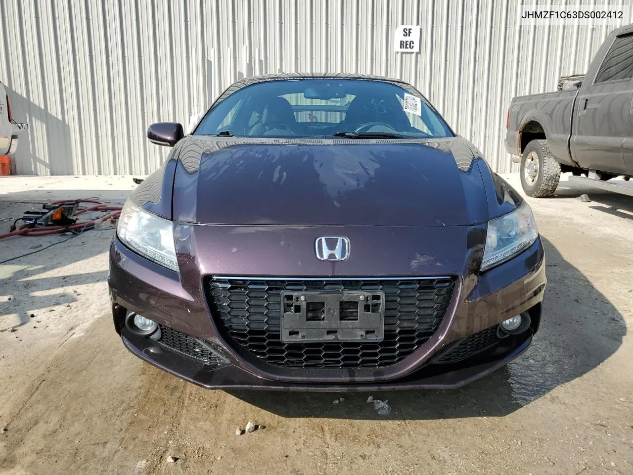 2013 Honda Cr-Z Ex VIN: JHMZF1C63DS002412 Lot: 70302734