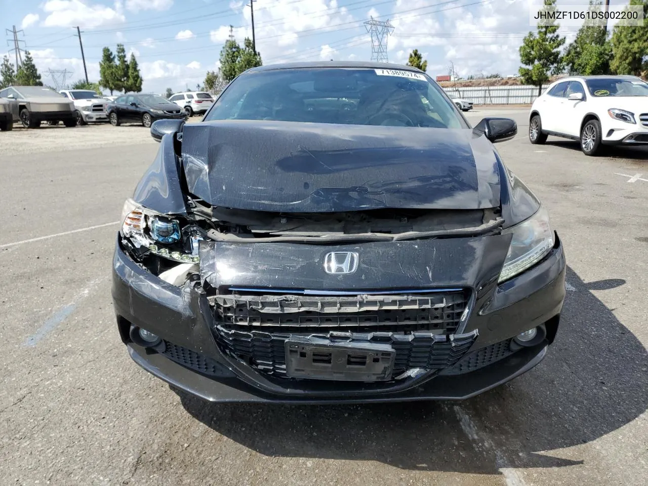 JHMZF1D61DS002200 2013 Honda Cr-Z Ex