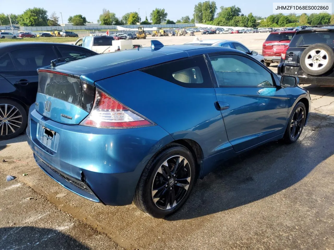 2014 Honda Cr-Z Ex VIN: JHMZF1D68ES002860 Lot: 61907094