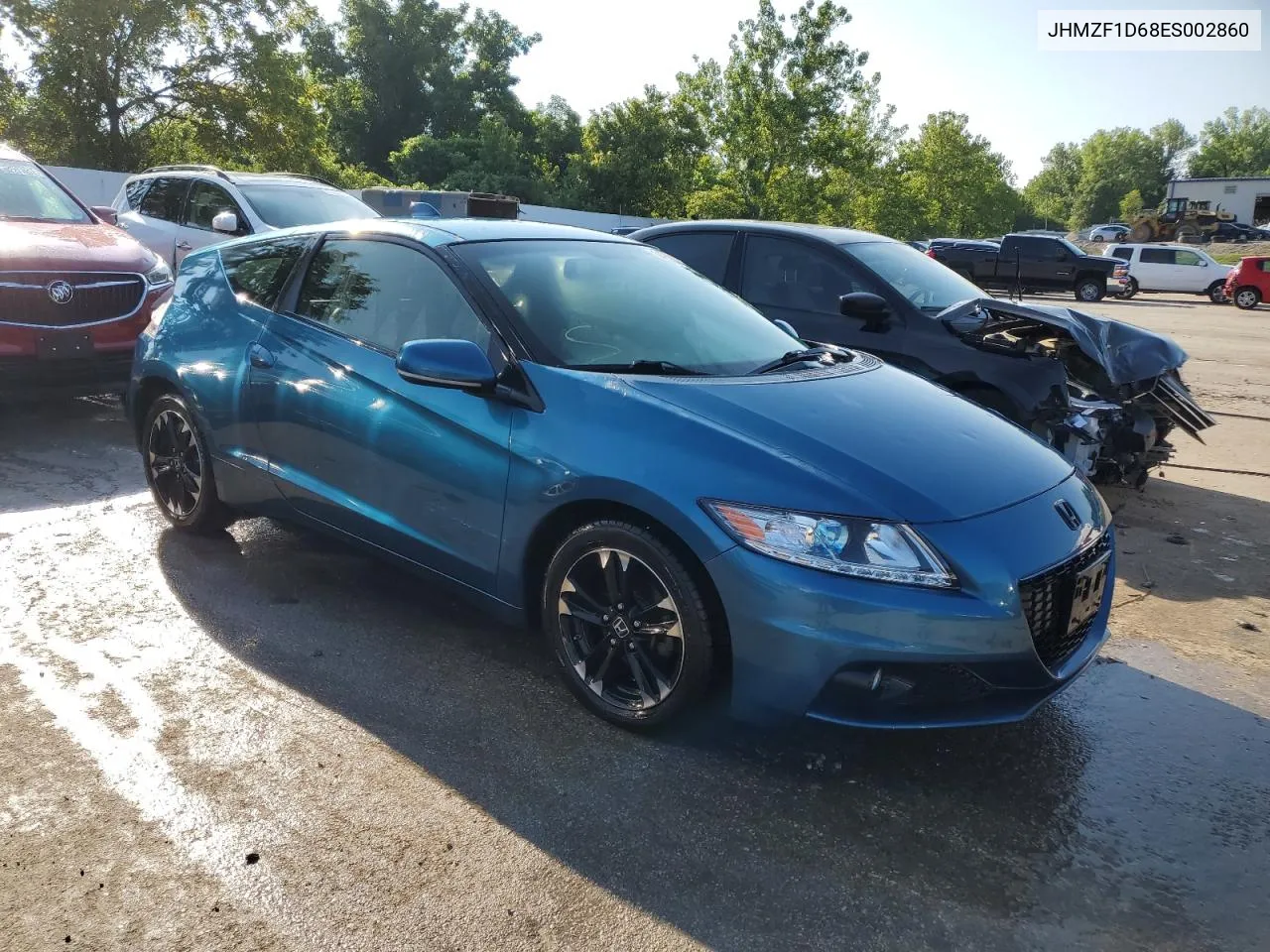 2014 Honda Cr-Z Ex VIN: JHMZF1D68ES002860 Lot: 61907094