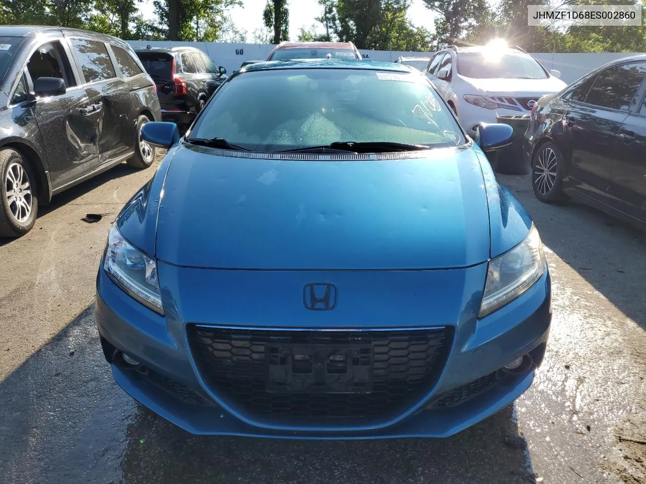 2014 Honda Cr-Z Ex VIN: JHMZF1D68ES002860 Lot: 61907094