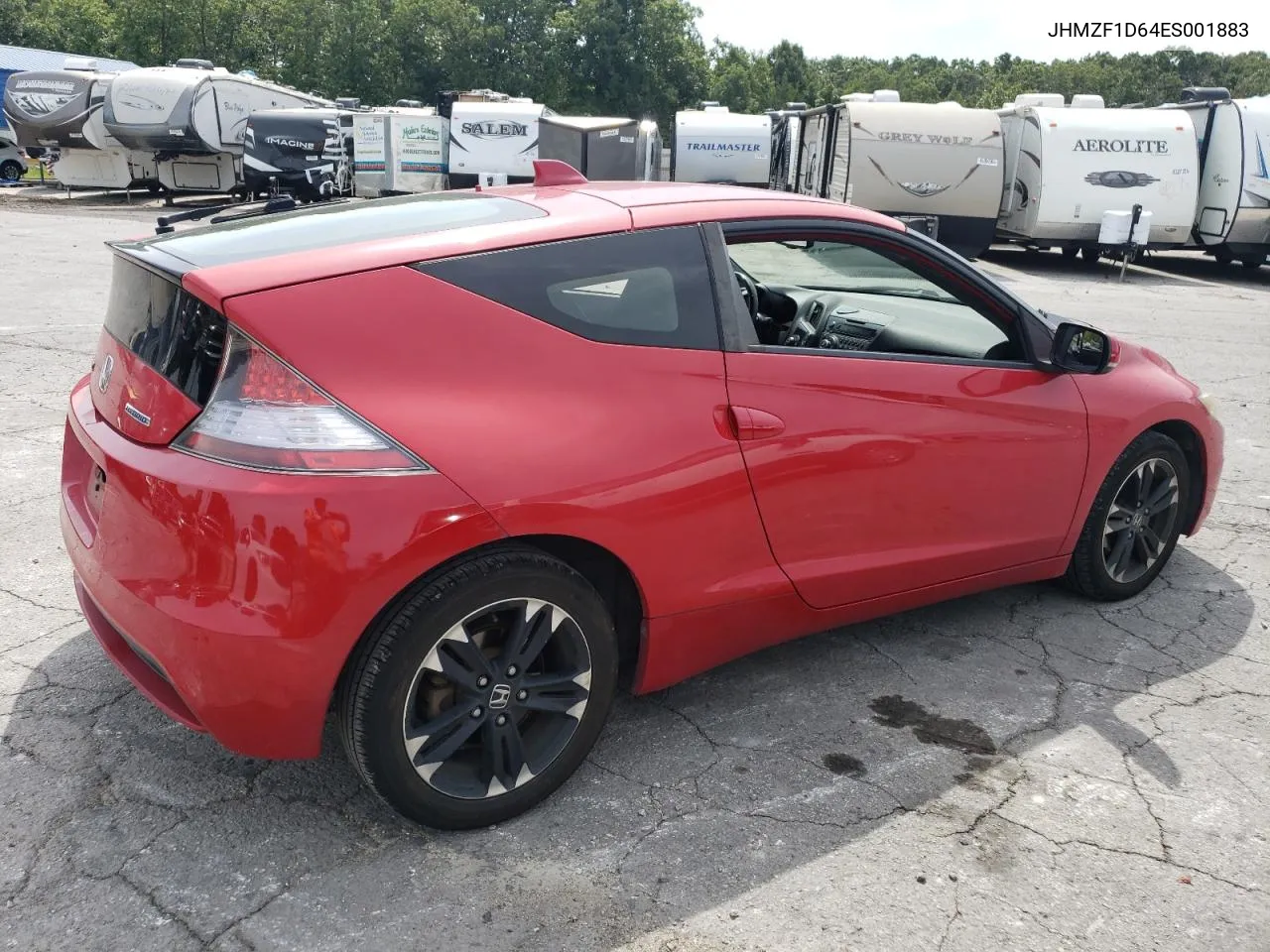 2014 Honda Cr-Z Ex VIN: JHMZF1D64ES001883 Lot: 68370954