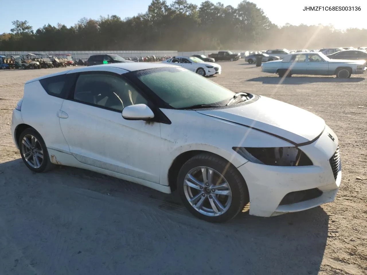 2014 Honda Cr-Z Ex VIN: JHMZF1C68ES003136 Lot: 77033904